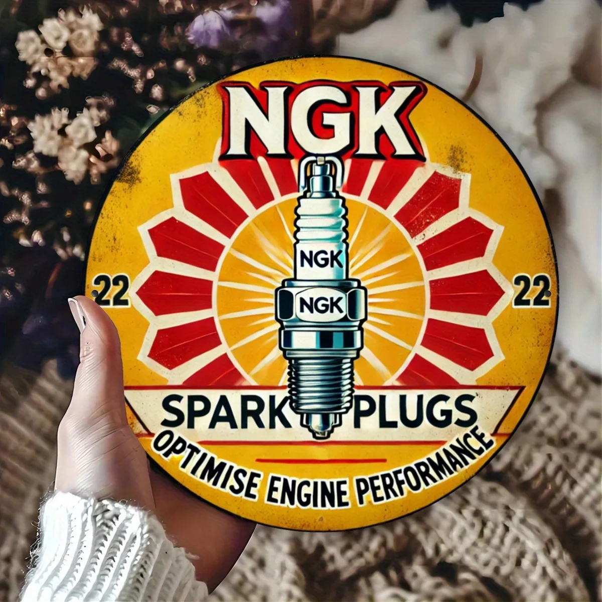 Металлическая жестяная вывеска – обзор и цена Spark Plug
