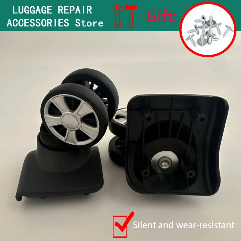 

Luggage Aircraft Trolley Box Cloth Box Wear-Resistant Accessories Repair Cloth Wheel Caster Shell Box Luggage Silent Kit Wheel