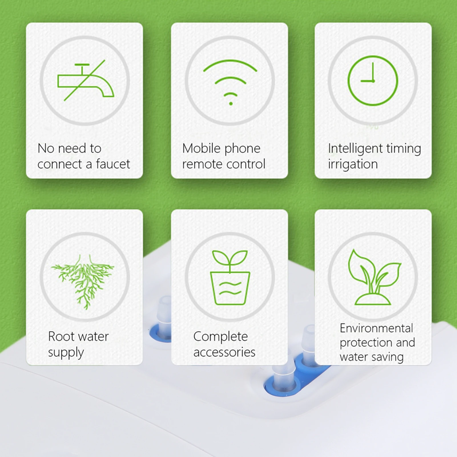 WIFI Intelligent Garden Irrigation Timer Matching Power Off Memory Function Drip Irrigation Kit Watering System Accessories