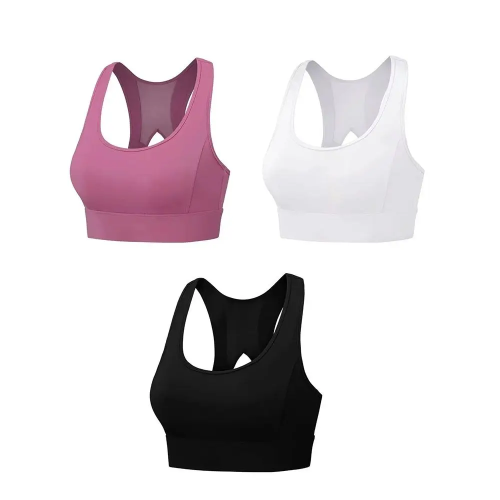 حمالة صدر رياضية بلون سادة على شكل حرف I قابلة للتنفس، حمالة صدر رياضية مريحة للتدريب، ماصة للرطوبة، ملابس داخلية لليوجا قابلة للتعديل في صالة الألعاب الرياضية #6