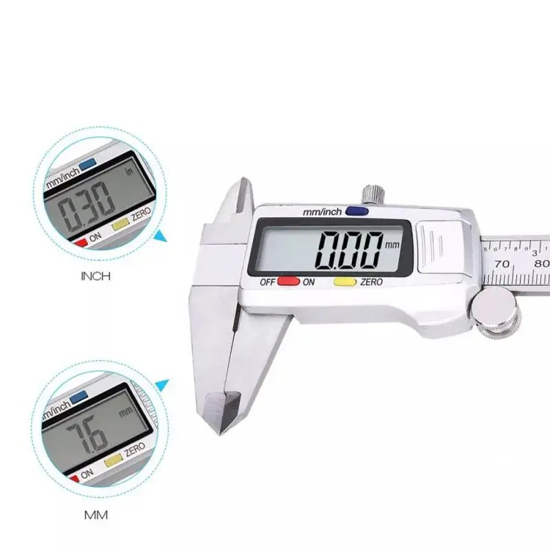 Digital Caliper 6 Inch Electronic Vernier Caliper 100mm Calliper Micrometer Digital Ruler Measuring Tool 150mm 0.1mm