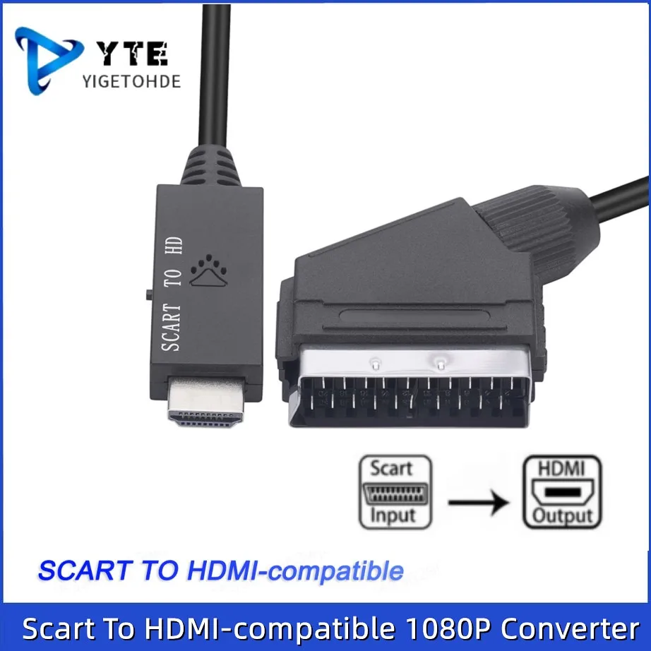 Hd 1080P Scart To H…