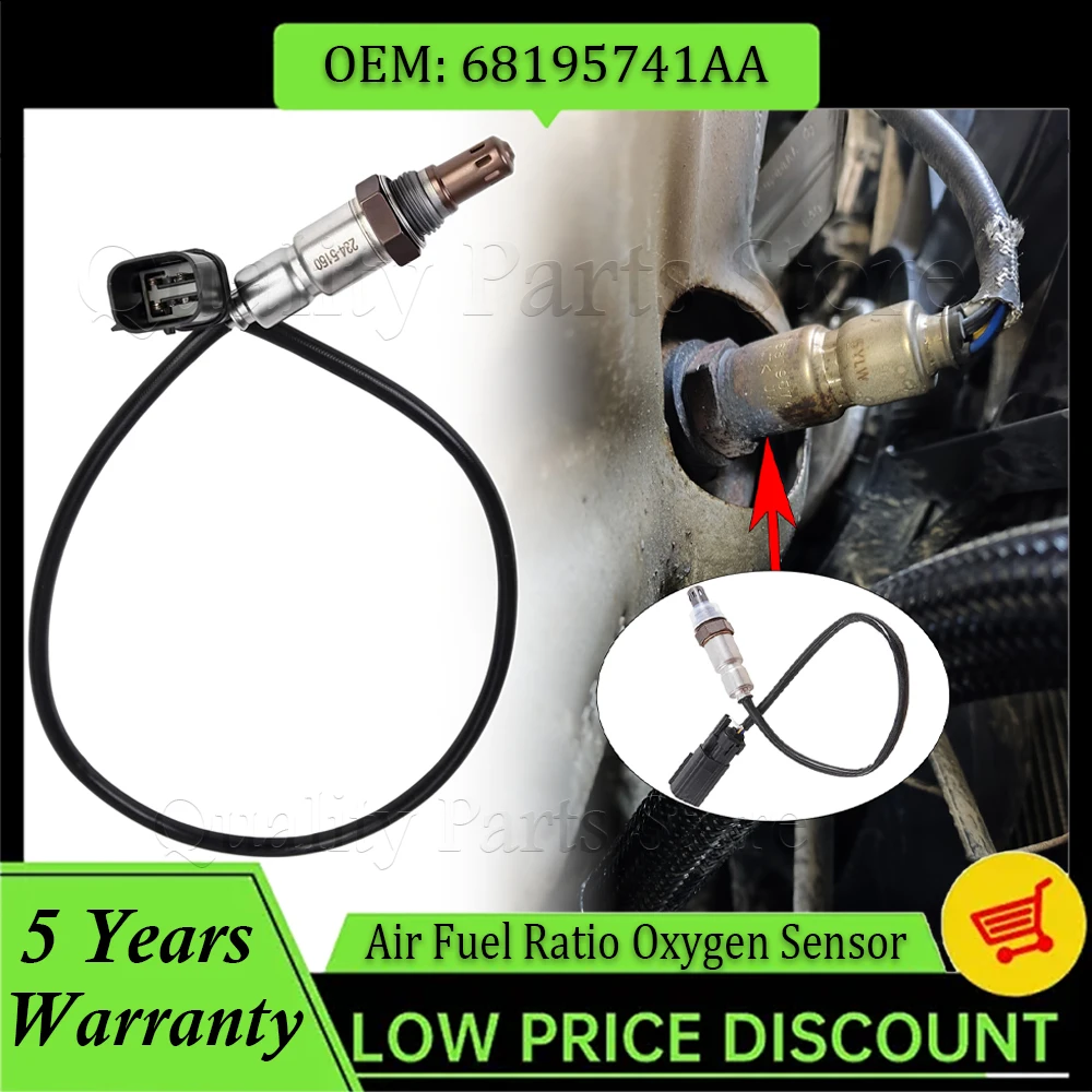 

New Car Air Fuel Ratio Oxygen Sensor Upstream Fit For Jeep Cherokee Renegade Ram ProMaster City 2.4L 2015-2017 68195741AA