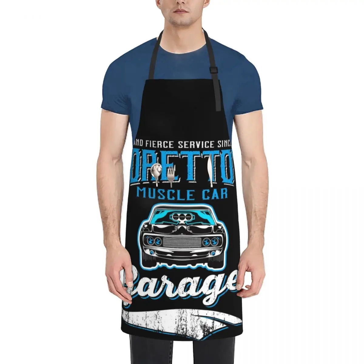 Toretto's Muscle Car Garage Fierce Service Apron cook wear For Hairdresser Apron