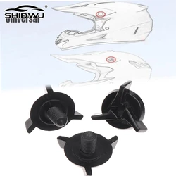 3Pcs Motorcycle Helmet Special Screw For Sun Visor Fixing Plastic Screw Universal Plastic Screw Off-road Helmet Screw