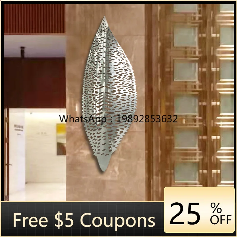 

LYY Stainless Steel Mirror Hollow Laser Engraving Wall Hanging Hotel Lobby Club Background Wall Decoration Hanging Piece