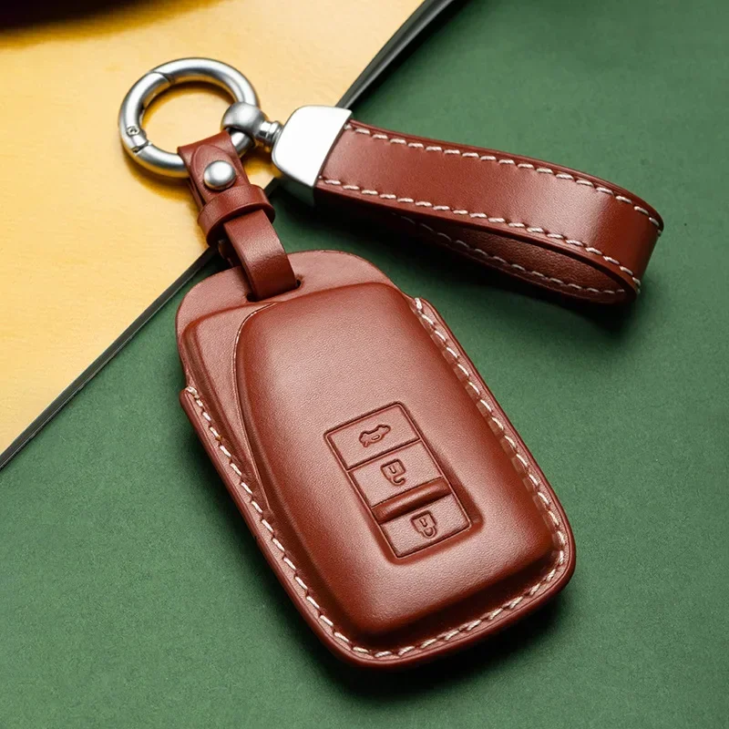 Genuine Leather car key cover for Lexus NX is Rx es GX LX LS UX GS 200 260 300 350 NX200 NX300 RX350 ES300