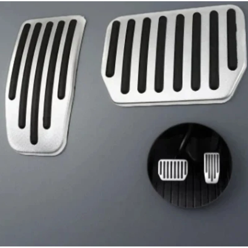 

Для Tesla Model Y, Model 3 2021-2024, Model 3 Highland: Накладки на педали (газ, тормоз) без сверления, противоскользящие, с подставкой для ноги