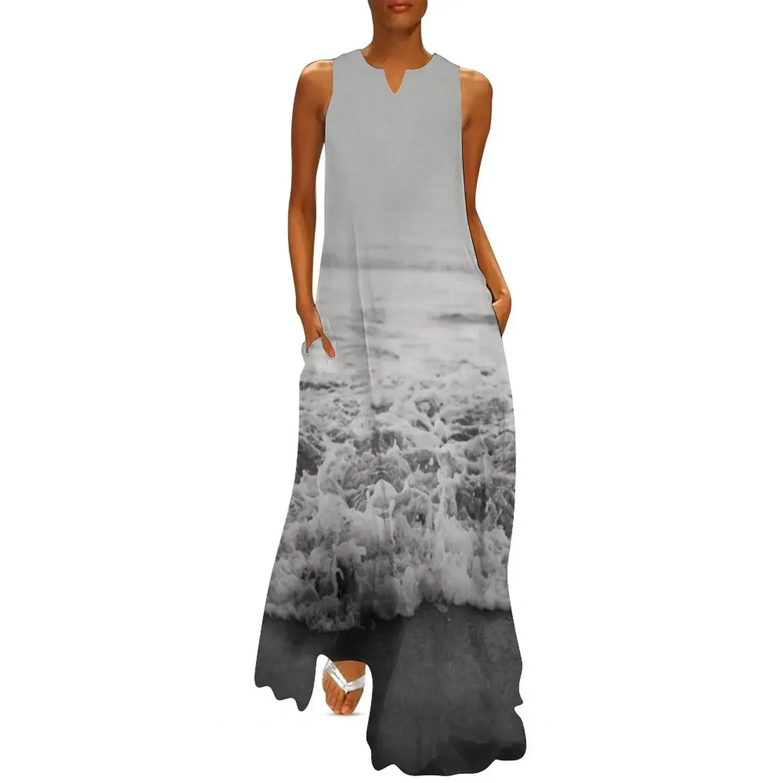 

Ocean Crash Long Dress dresses women summer 2025 Dress women Dress for pregnant women summer women's suit