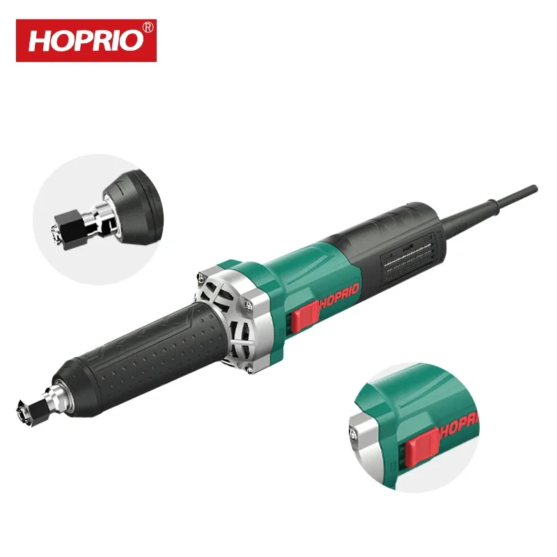 HOPRIO New straight grinder Mini smerigliatrice angolare con interruttore laterale motore Brushless