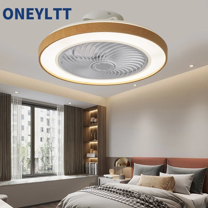 

50cm Fan Light Bedroom Ceiling Light Simple Living Room Dining Room LED Lighting Ceiling Fan Light Silent Energy saving110/220V