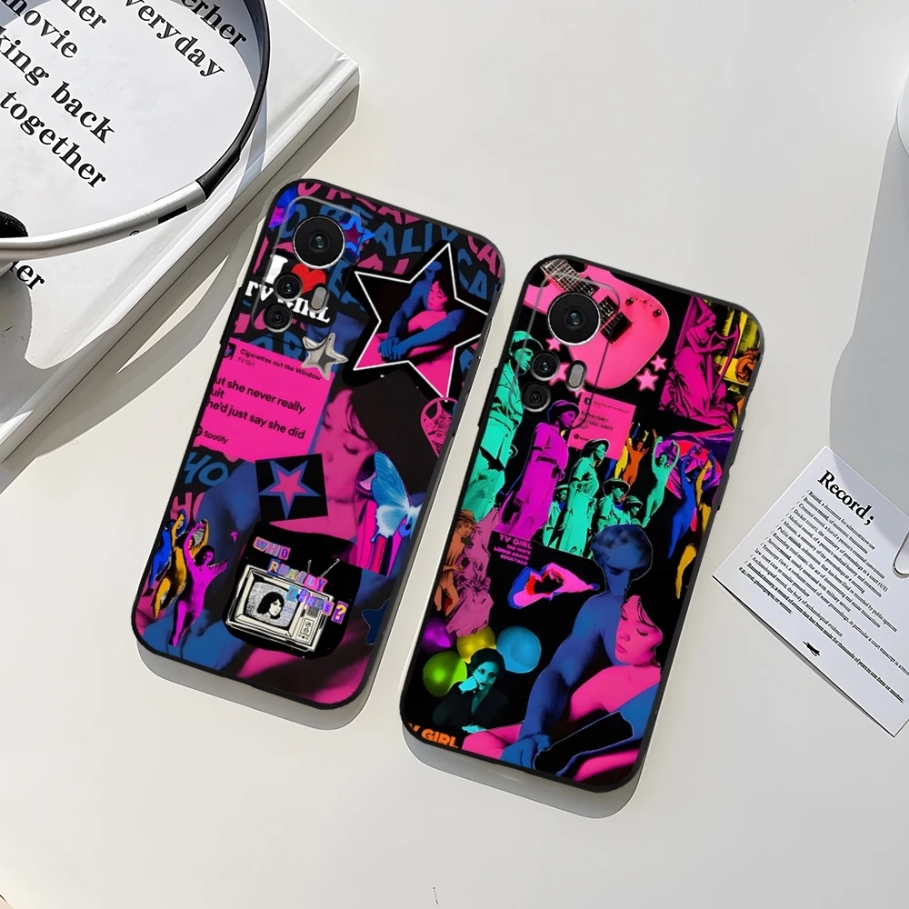 

Hot Band T-TV Girl Phone Case Fundas for Xiaomi Redmi Note 14 10 13 12 Pro POCO F4 F5 X5 Pro 12 13 11T Lite Ultra Cover