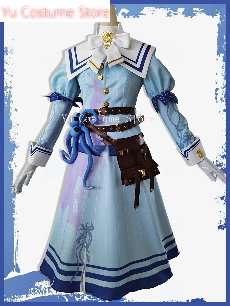 Yu Identity V Emily Dyer Doctor Fashion Preserved Flower Game Suit Gorgeous Uniform Cosplay Costume Halloween Party Outfit