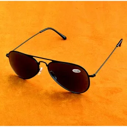 Women Men Pilot Double Bridge Bifocal Reading Glasses Sunglasses +0.75 +1 +1.25 +1.5 +1.75 +2 +2.25 +2.5 +2.75 To+4