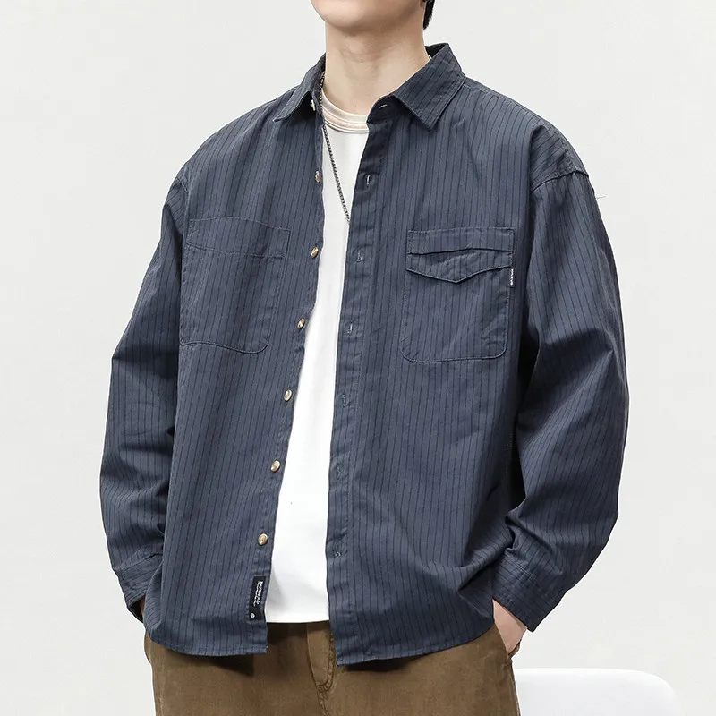 

Fashion Men Business Office Professional Social Shirts Long Sleeve Slim Fit Solid Color Business Shirt Male Social Clothing