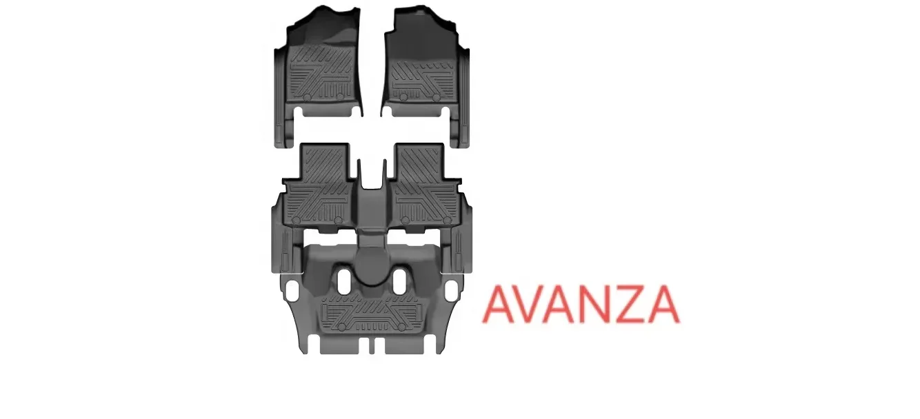 New design Left right hand drive 5d TPE car floor mats FOOT MAT for  avanza veloz 2022