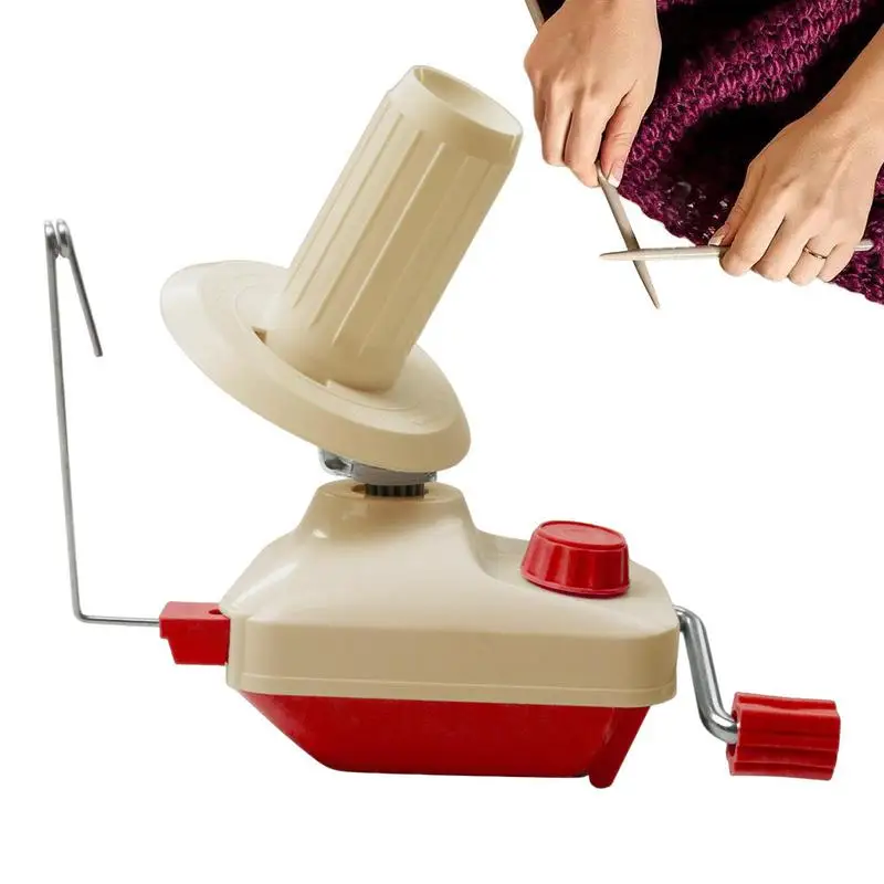 Yarn Winder For Crocheting Compact Hand Operated Yarn Winder With Table Clamp Home Knitting Essentials For Scarves Sweaters