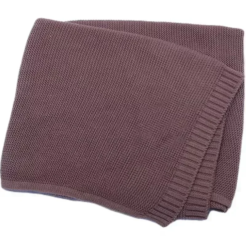 Manta de punto personalizada para bebé con nombre, de algodón, 100x80cm, suave para la piel, cálida, para recién nacidos, manta personalizada para bebé para invierno._voghion.com