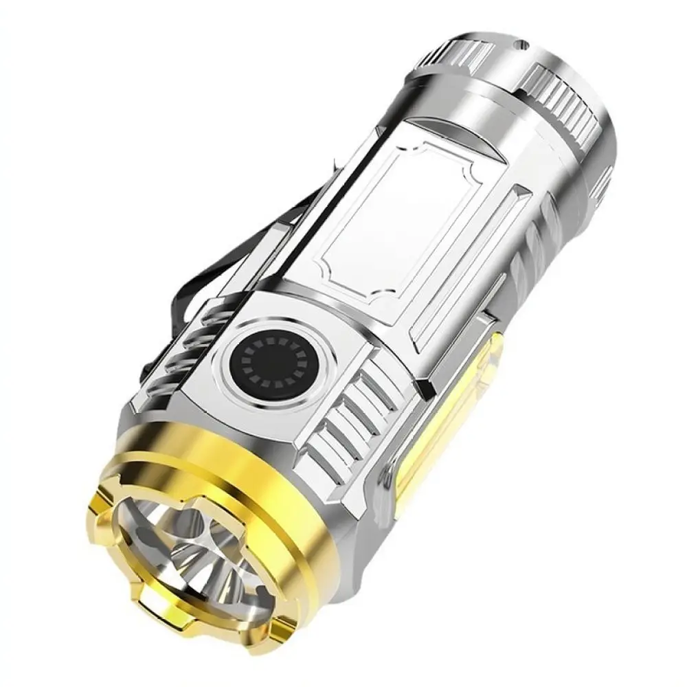 High Performance Mini Torch Rechargeable LED Flashlight Compact Hat Clip Light For Outdoor Search Survival Rescue