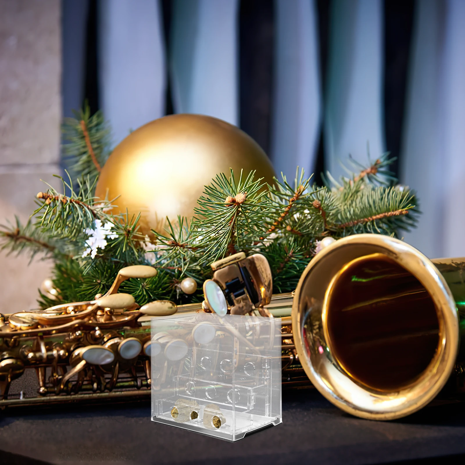 

Acrylic Clear Display Box Small Rock Specimen Case Gemstone Storage Organizer Rock Collection Shelf Container for Display