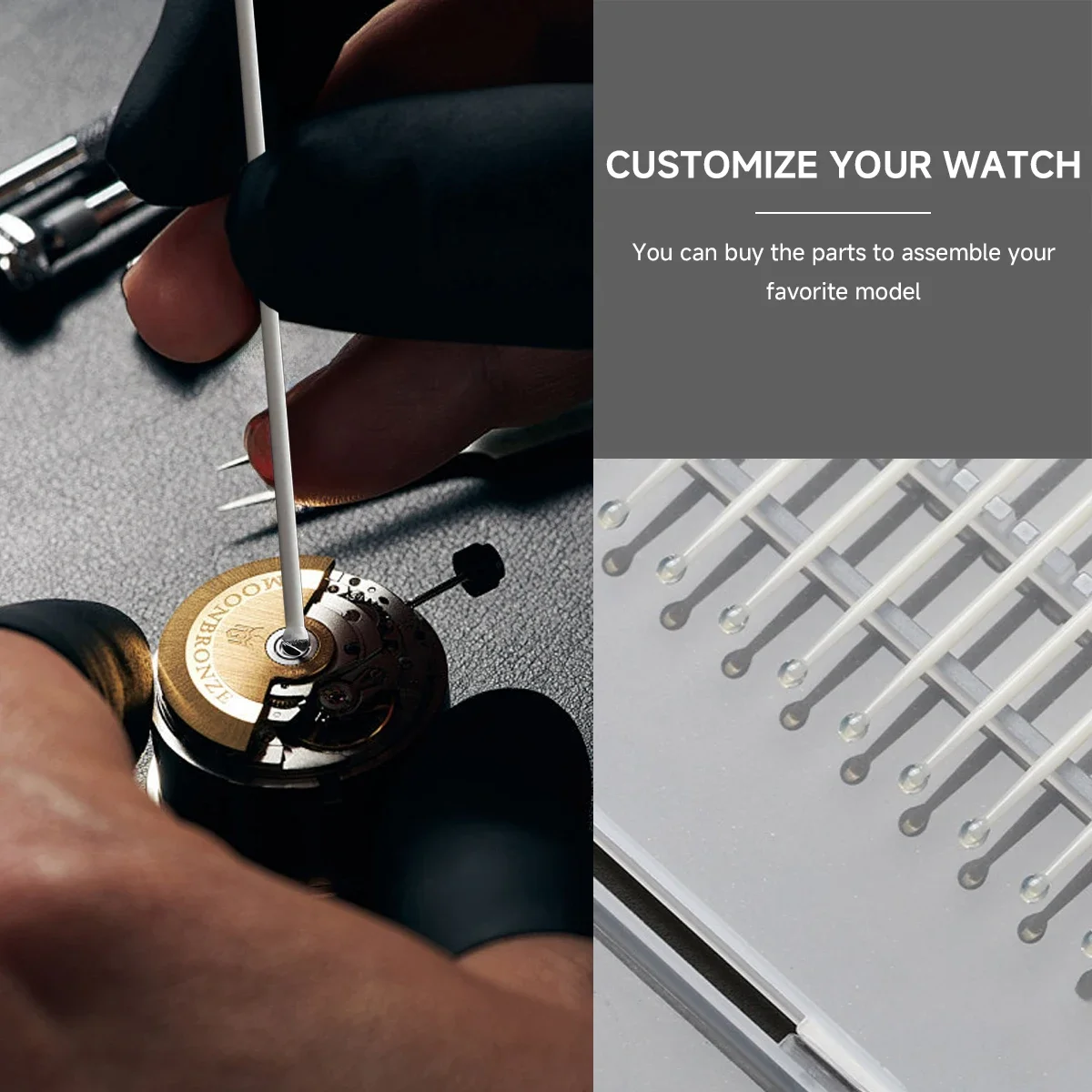 10 قطعة ساعة تنظيف مسحة ساعة حركة لاصق تنظيف عصا لصانع الساعات تنظيف الغبار مسحة لاصق تنظيف العصي 2025