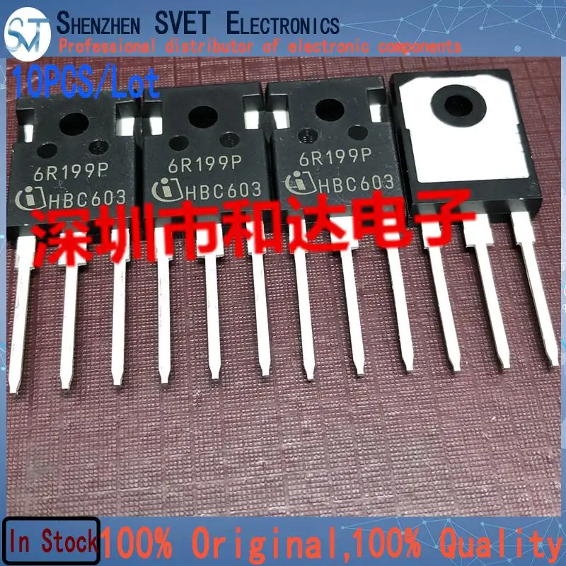 10PCS/Lot 6R199P IPW60R199CP  TO-247 650V 16A  Import Original In Stock 100% High Quality