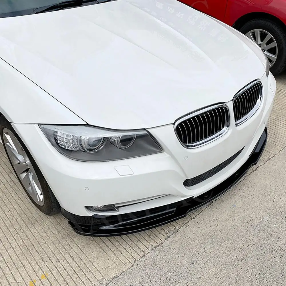 ABS Car Front Bumper Lip Spoiler Splitter Cover for BMW 3 Series E90 E91 LCI 320i 2009 2010 2011 2012 Bodykits Car Accessories