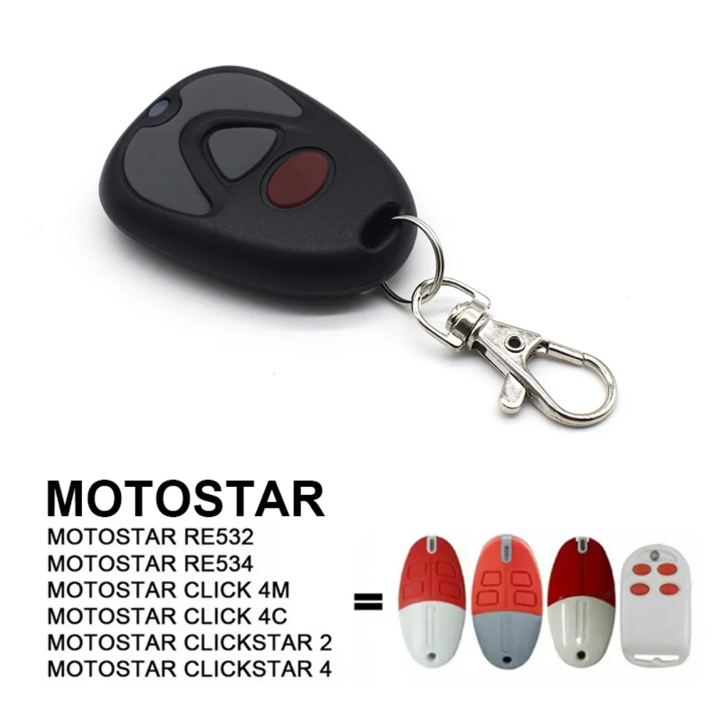 

4-Button Remote Control Cloning MOTOSTAR RE532 RE534 CLICK 4M CLIKSTAR 2 /CLIKSTAR 4 Fixed Code 433MHz Gate Opener