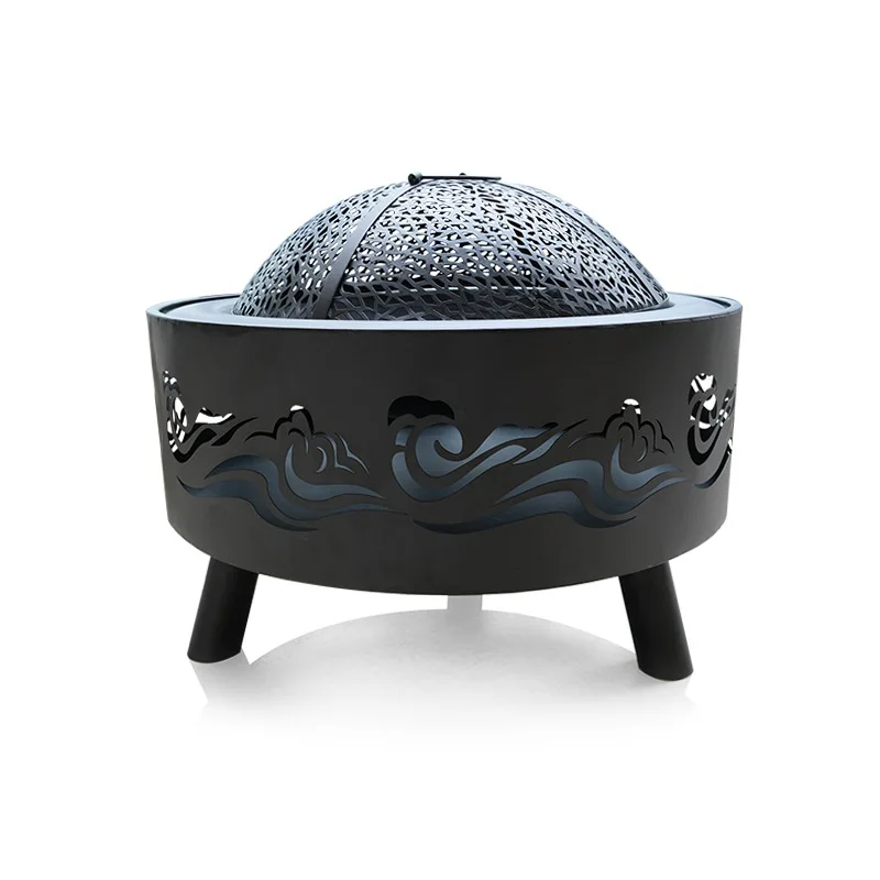 Household smokeless charcoal brazier, indoor courtyard heating charcoal oven