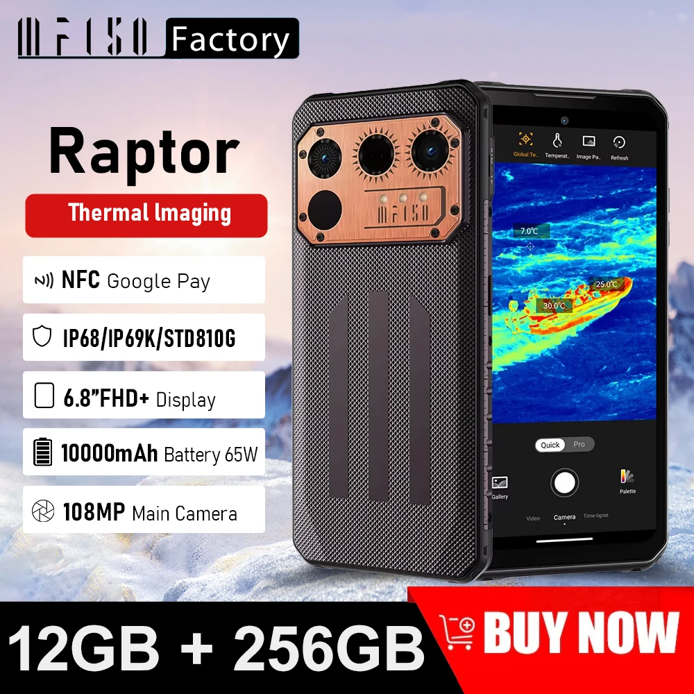 IIIF150 Raptor 12GB 256GB 10000mAh 65W Fast Charge 108MP Camera 6.8 Inch 120Hz Ultra Thin