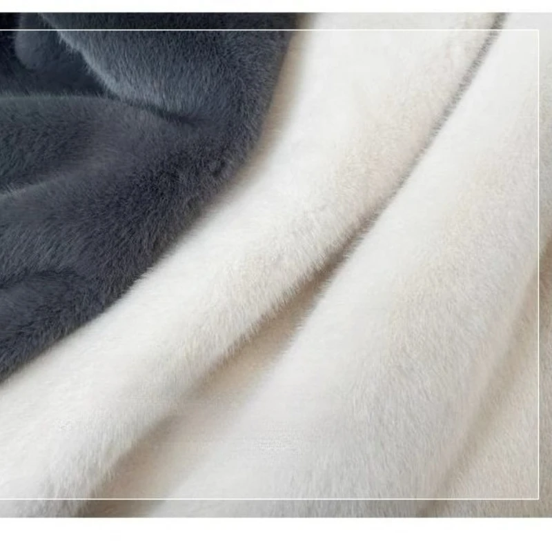 النمط الصيني خمر سيدة أنيقة أبلى الفاخرة الإناث مزدوجة الصدر سترة معطف فرو المنك X-longTurtleneck المرأة فو الفراء #6