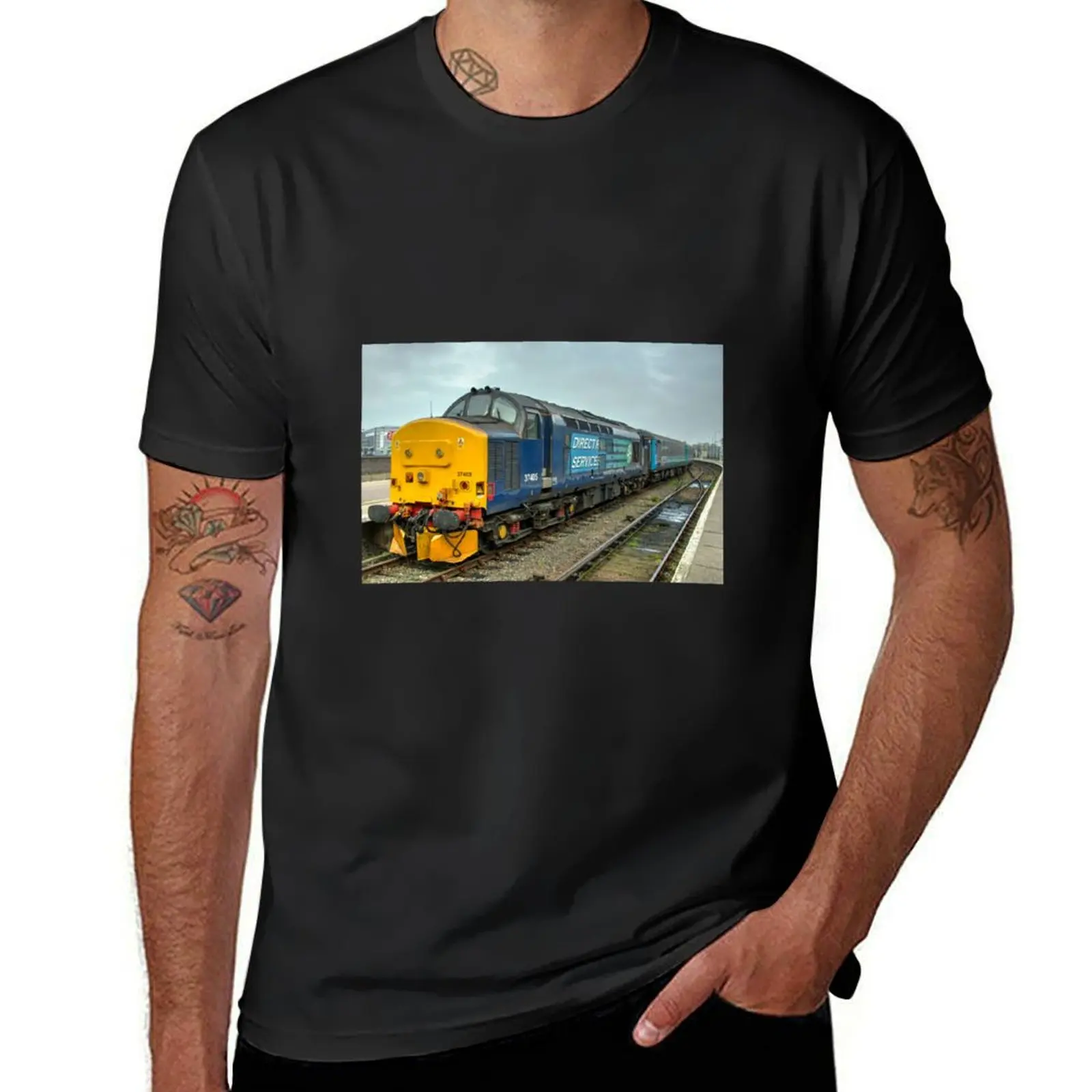 Yarmouth Tractor T-Shirt graphics plus sizes Men's clothing