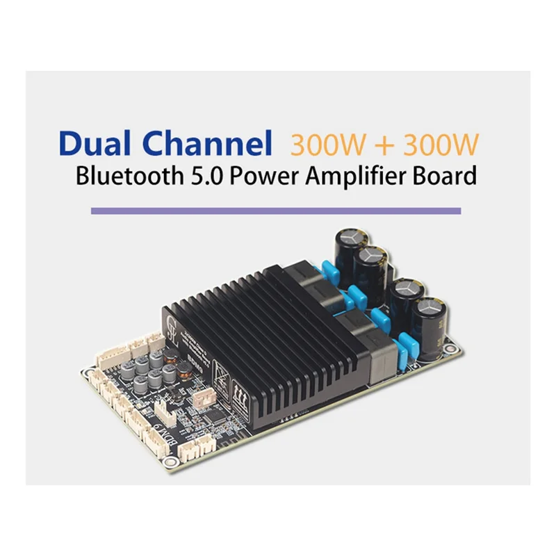 PHILE-BDM9 TPA3255 2X300W Bluetooth Power Amplifier Board BT5.0 Stereo High Power Adjustable Tweeter