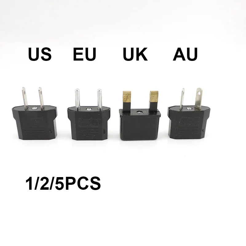 1/2/5pcs EU KR AU UK To EU KR AU UK 250V 110v 10A wall Travel Adapter converter Electric Power Plug Charger Sockets Outlet EU L