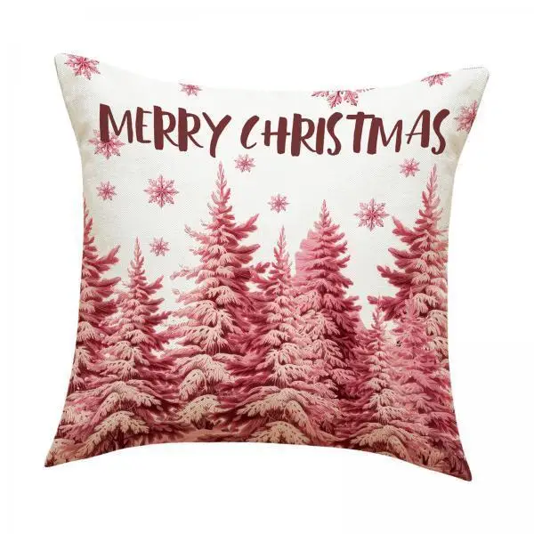 5x Christmas Pillow Covers, Farmhouse Decorative Pillow Covers