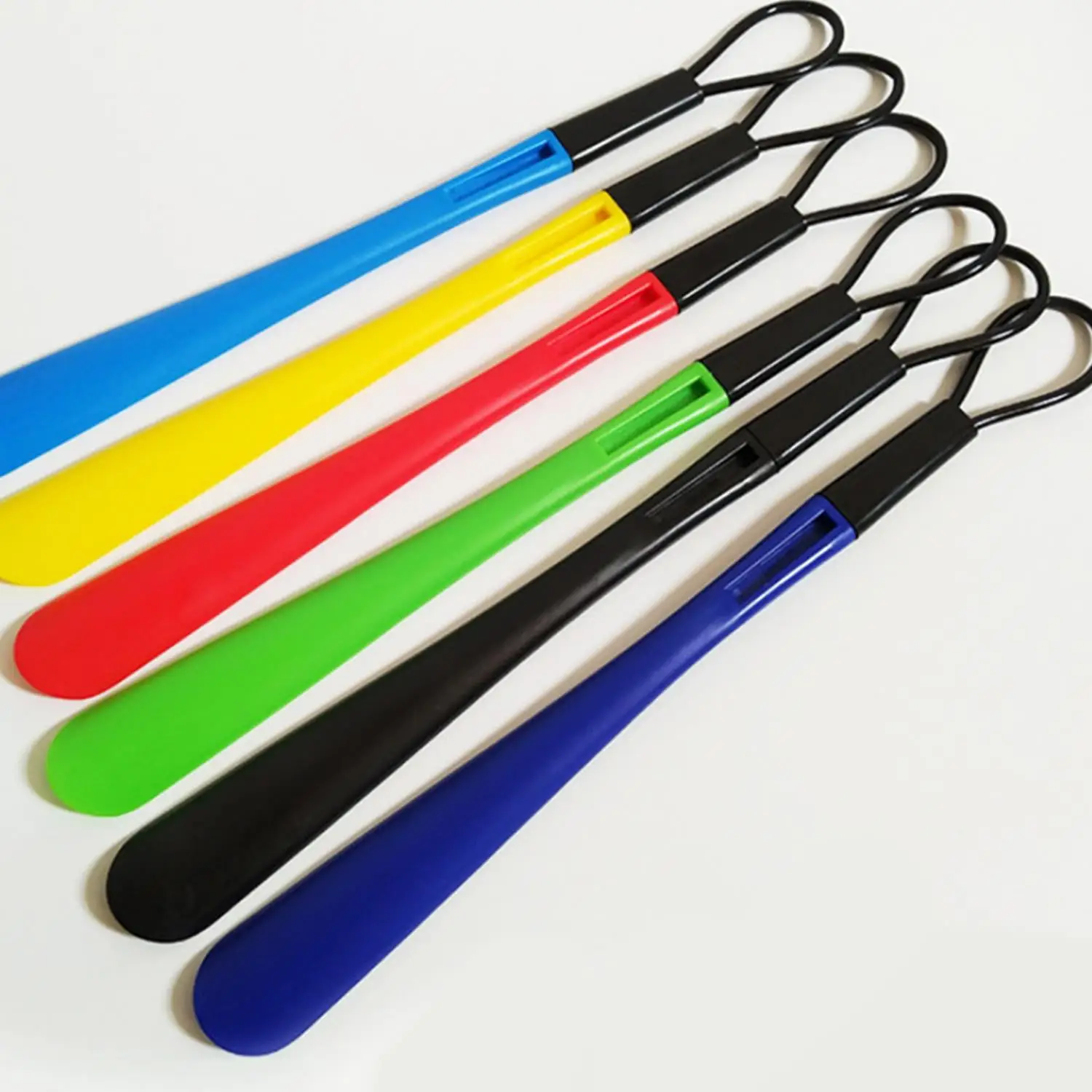 

48cm Plastic Shoe Horn Flexible Long Handle Shoehorn For Seniors Useful Shoe Lifter Professional Shoe Spoon Shoe Accessories