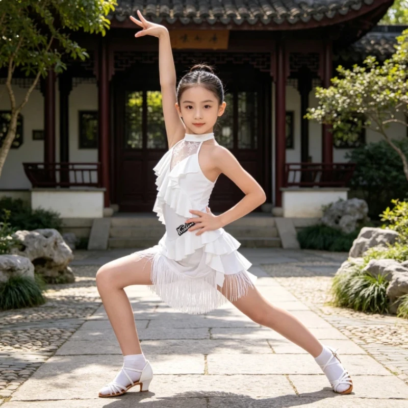 

New Spring/Summer Products: Children's Latin Dance Clothes, Practice Clothes, Training Clothes, Children's Dance Clothes
