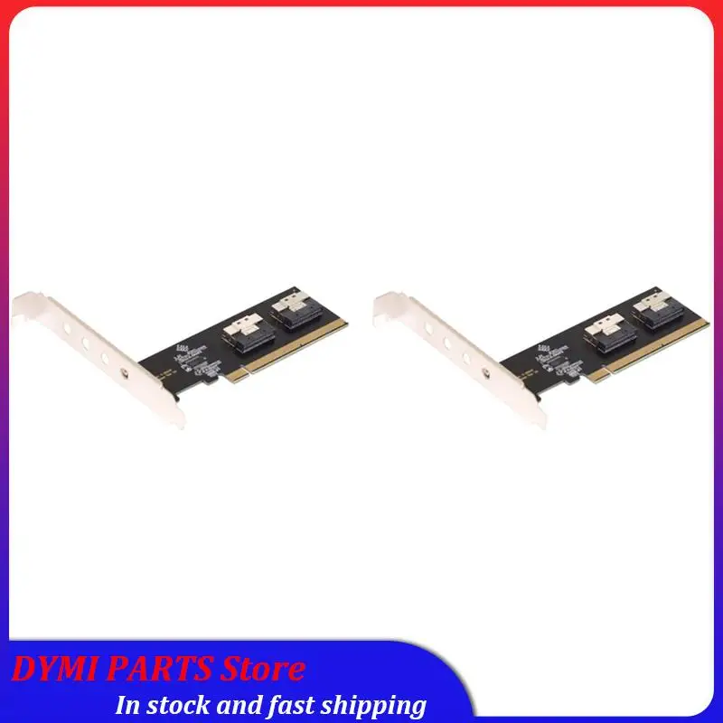 Global Sale-2X U.2 PCI-E محول، يزيد من إمكانات Pcie الخاصة بك: بطاقة محول Pcie 3.0 4.0 X16 إلى منفذين SFF-8654 8I Riser