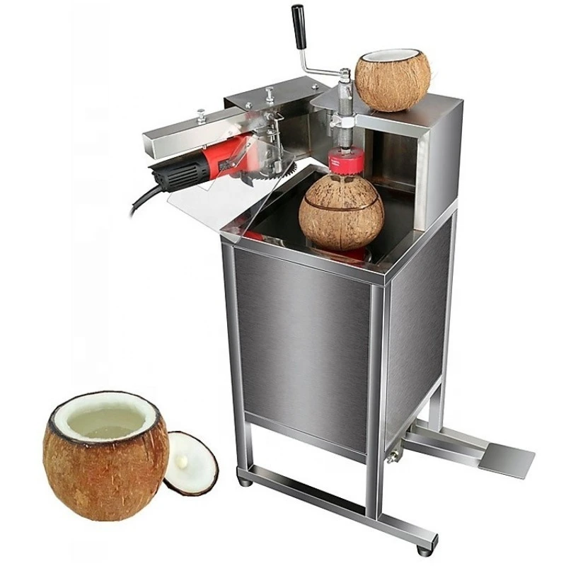 Electric Coconut Bottle Opening Machine Commercial Fresh Coconut Bottle Opening Machine