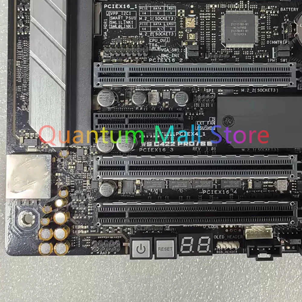Workstation Motherboard LGA2066 8 * DDR4 dual gigabit network card dual M.2 interface WS C422 PRO/SE
