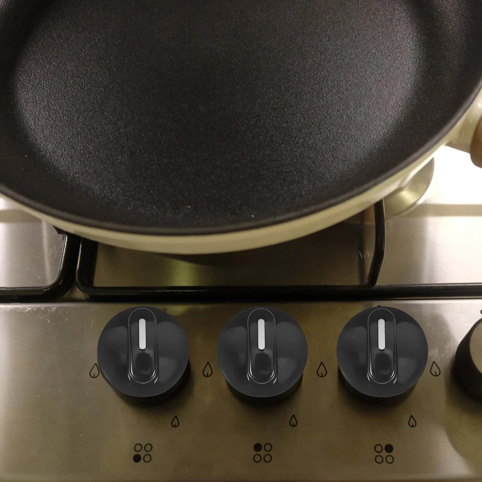 

2Pcs D-Shaped Shaft Timer Knobs 6Mm Inner Hole Replacement Plastic Control Knobs for Oven Stove Appliances Effortless