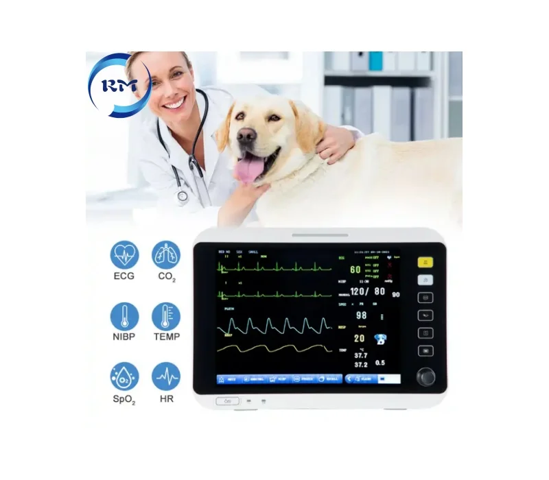 Medical Equipment Multi-parameter Monitor Veterinary Patient Monitor For Animal Use