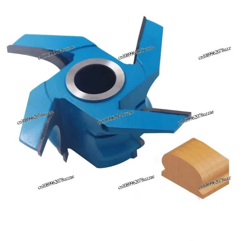 Woodworking Carbide Tipped 4 Wings Handrail Shaper Cutter Handrail Knife