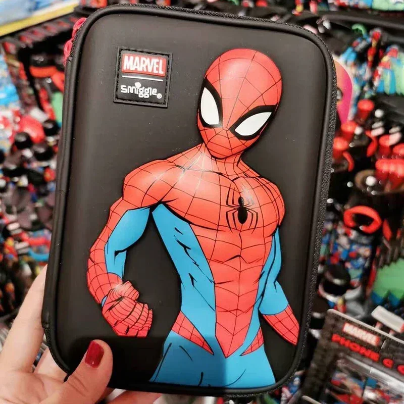 Oryginalny australijski Smiggle Spider-man tornister plecak dziecięcy piórnik kubek na wodę portfel papierniczy torba na drugie śniadanie