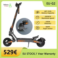 Foldable Electric Scooter for Adults EU Kukirin G2 2025 800W 48V 15Ah, Top Speed 45 km/h, Off-Road