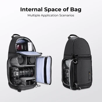 K&F Concept Camera Sling Bag Crossbody Bag Waterproof Camera Shoulder Backpack DSLR/SLR Camera Case Photo Bags K&F Concept Camera Sling Bag Crossbody Bag Waterproof Camera Shoulder Backpack DSLR/SLR Camera Case Photo Bags