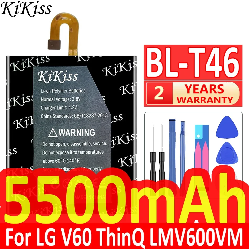 KiKiss BL-45B1F BL-44E1F BL-T34 BL-T37 BL-T42 BL-T46 Battery For LG V10/V20/V30/V30+/V40 ThinQ 5G/V50 ThinQ 5G/V60/V60 ThinQ/Q8