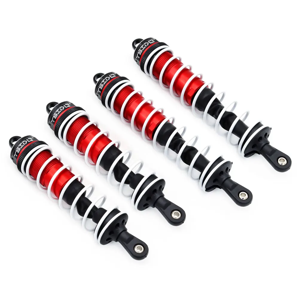YSIDO Stoßdämpfer-Dämpferaufhängung 120 mm vorne 140 mm hinten für 1/8 1/7 JLB HSP EM Racing DHK HPI Redcat LRP ZD Racing Hongnor – Detail 8