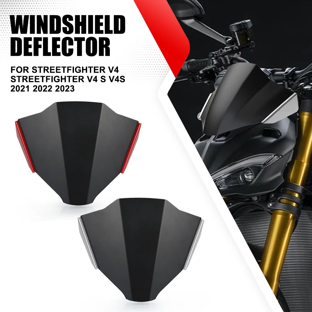 

Лобовое стекло для Ducati Streetfighter V4 STREETFIGHTER V4 S V4S 2021 2022 2023, козырек, передний ветрозащитный экран, дефлектор