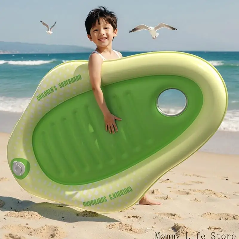 

Press Inflatable Surfboard For Children Thickened PVC Material Non Tip Design Pool Beach Floating Equipment